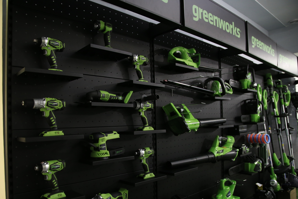 GreenWorks - наш шоурум, магазин, пункт самовывоза заказов